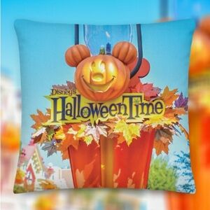 Disney Halloween Main St Decor Printed Pillow Cover
